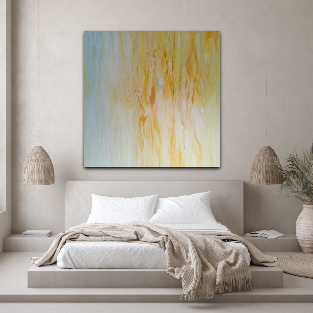 Evas Heaven Ölgemälde Atelier Karoline Winter